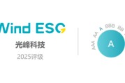 梦见含血光峰科技再获Wind ESG A级评级 创新驱动绿色科技典范